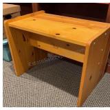 Small wood Table / Bench 17x25x18.5 inches tall