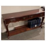 Kroehler Sofa / Entry Table 16x56x26.5 inches