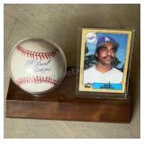Ken Howell Ball & Card no COA