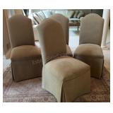 Upholstered Skirted Dinning Chairs