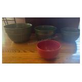 Group Of Stoneware Bowls