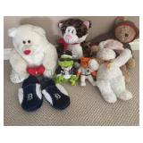 Group of Plush Bears & Tigers
