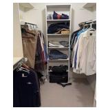 Contents of Master Closet Men