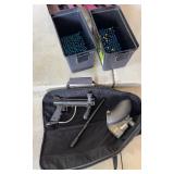 Paint Ball Gun w/ Case & Some balls