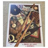 18x25 The Grand Old Game of Baseball poster