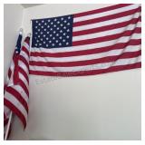 3 American Flags