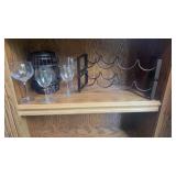 Wine Rack, Glasses & Kitchen decor