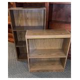 Pair of Pressboard Book Cases