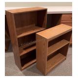 Pair of Pressboard Book Cases 9.5x25x29 &
