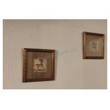 Small Framed Animal Art Prints 10x10