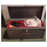 Craftsman Metal Tool Box w/Contents 9x18x8