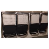 4 Black IKEA  Folding Chairs