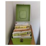 Vintage Sewing Patterns in Keeper Box