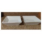 The Cellar Whitewear 2 Square Serving Bowls