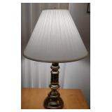 Brass Tone Table Lamp 29"