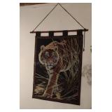 Hanging Tiger Tapestry