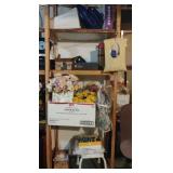 Basement Shelving Section Area Contents