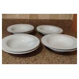 Pier One White Pasta Bowls -Set of 8