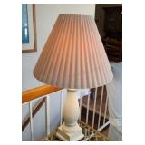Decorative Table Lamp w/Pleated Shade 32"