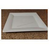 Large Crate and Barrel Square Serving Plate 14x14