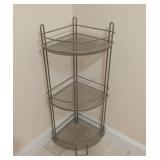 Small Metal Corner Shelf 28x13