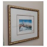Framed Signed Art 13x15