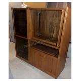 Entertainment Cabinet 21.5x64x63.5 inches tall