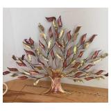 Artist Signed Copper Tree of Life Wall Hanger