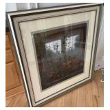 Framed Piet Bekaert lithograph 36x37