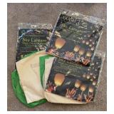 Group of Sky Lanterns