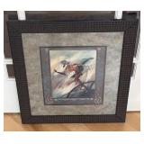 Smoke Witch Bruce Holwersa Framed Art 20.5x22.5