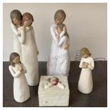 Keepsake Box & Willow Tree Figurines