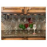Group of Wine Glasses & Stemware