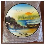 7 inch Hand painted Souvenir Plate