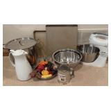 Group of Kitchen Items