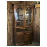 Solid Wood Corner Hutch / Cabinet