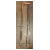 Wood Walking Sticks 3ft