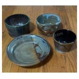 4 Pieces of Art Pottery