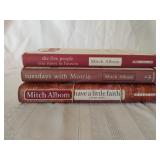 Trio of Mitch  Albom Hardcover Books