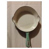 Vintage Enameled Cast Iron Skillet-Made in Holland