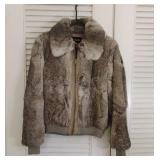 Ladies Fur Jacket by JF Adams Size M