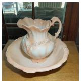 Ceramic Wash Set Pitcher & Basin