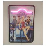 Neon Light Up "Hollywood Diner"  Art