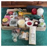 Box Lot of Assorted Candles