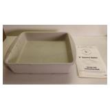 Pampered Chef Stoneware 9" Square Baker
