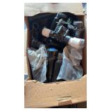 Box of pop up sprinkler heads and accessories