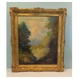 Signed painting Robt Wood. 33x38
