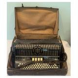 vintage Paolo Soprani chromatic button accordion