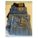 Wrangler Jeans 34 X 29 Lot Of 3