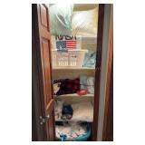 Entire lot of linen closet towels, pillows,